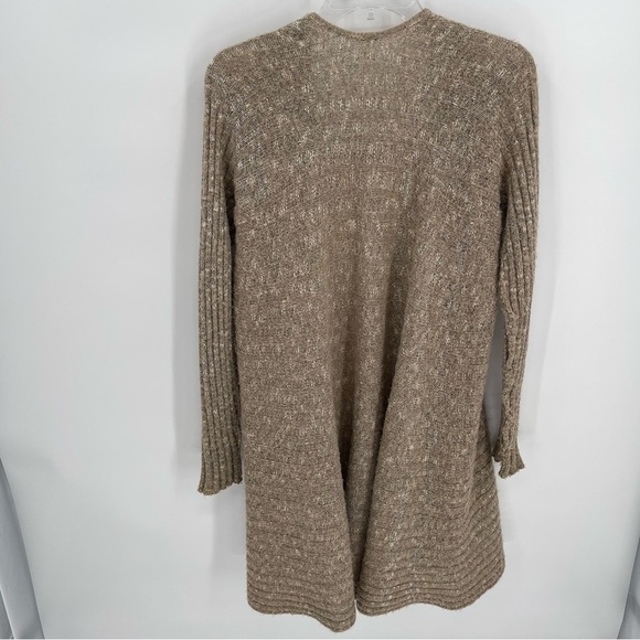 free people Women’s Oversized Open Cardigan  sweater size small Oatmeal - Picture 7 of 10